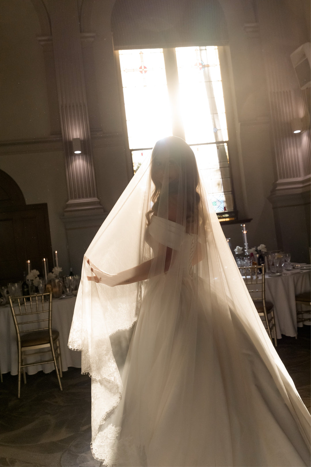 Lucia Mantilla One Tier Veil