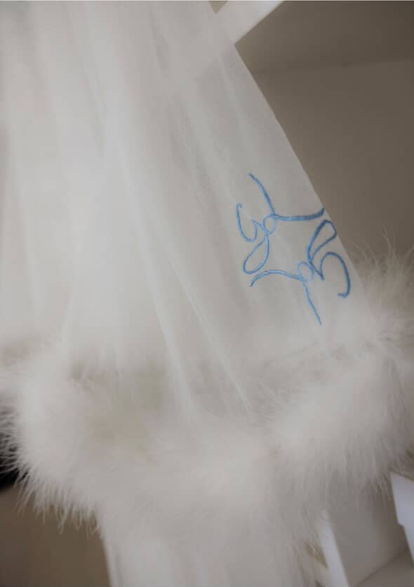 Rayhana Bridal Fur Tulle Robe