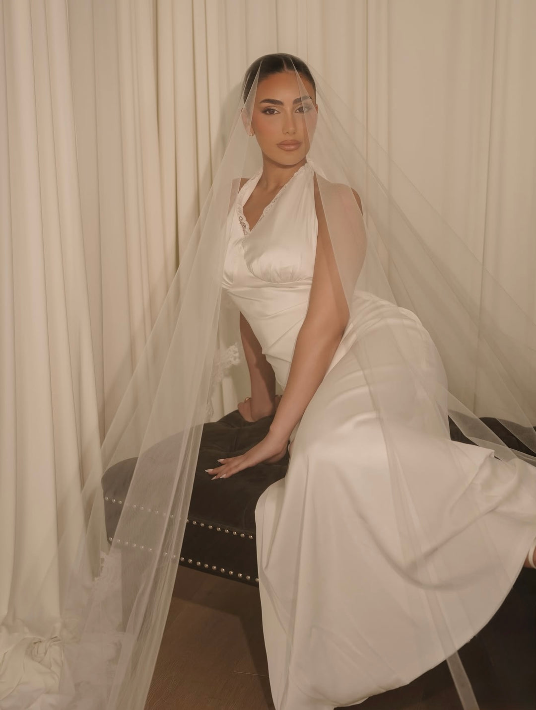Custom morning gown
