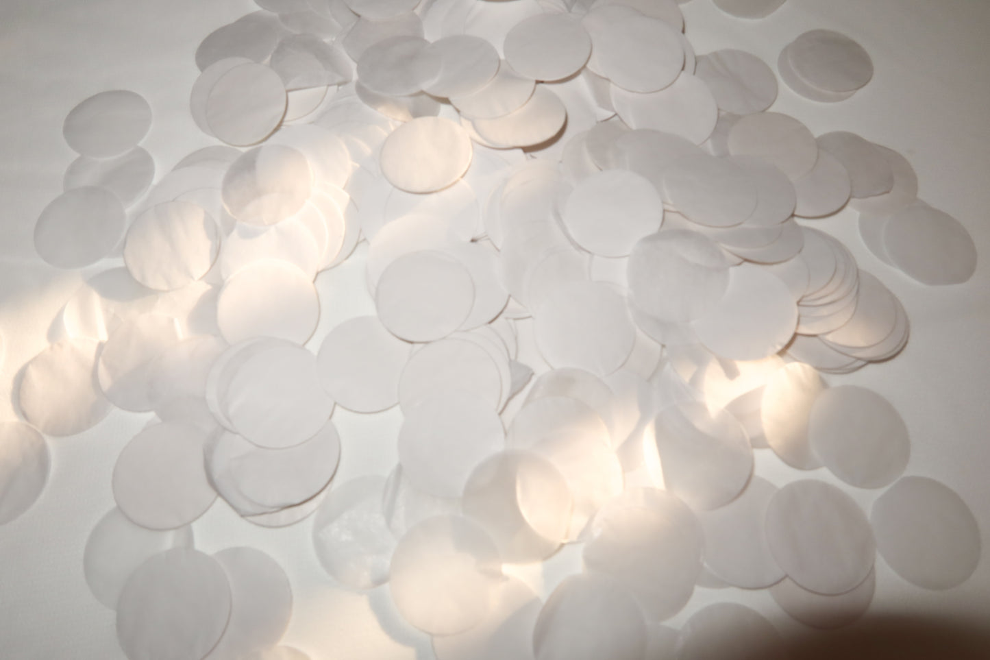 White Biodegradable Confetti